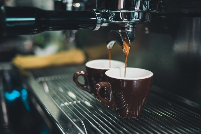 Machine à café dans une entreprise