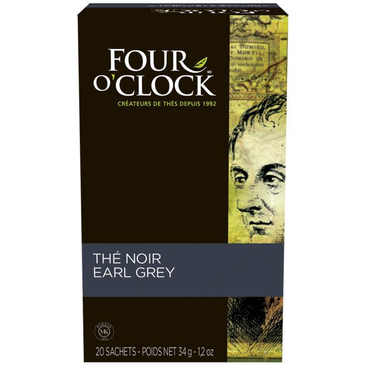 Four O'Clock | Thé Earl Grey boite de 20 sachets