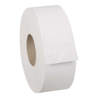 Papier hygiénique blanc 2 plis gros rouleau