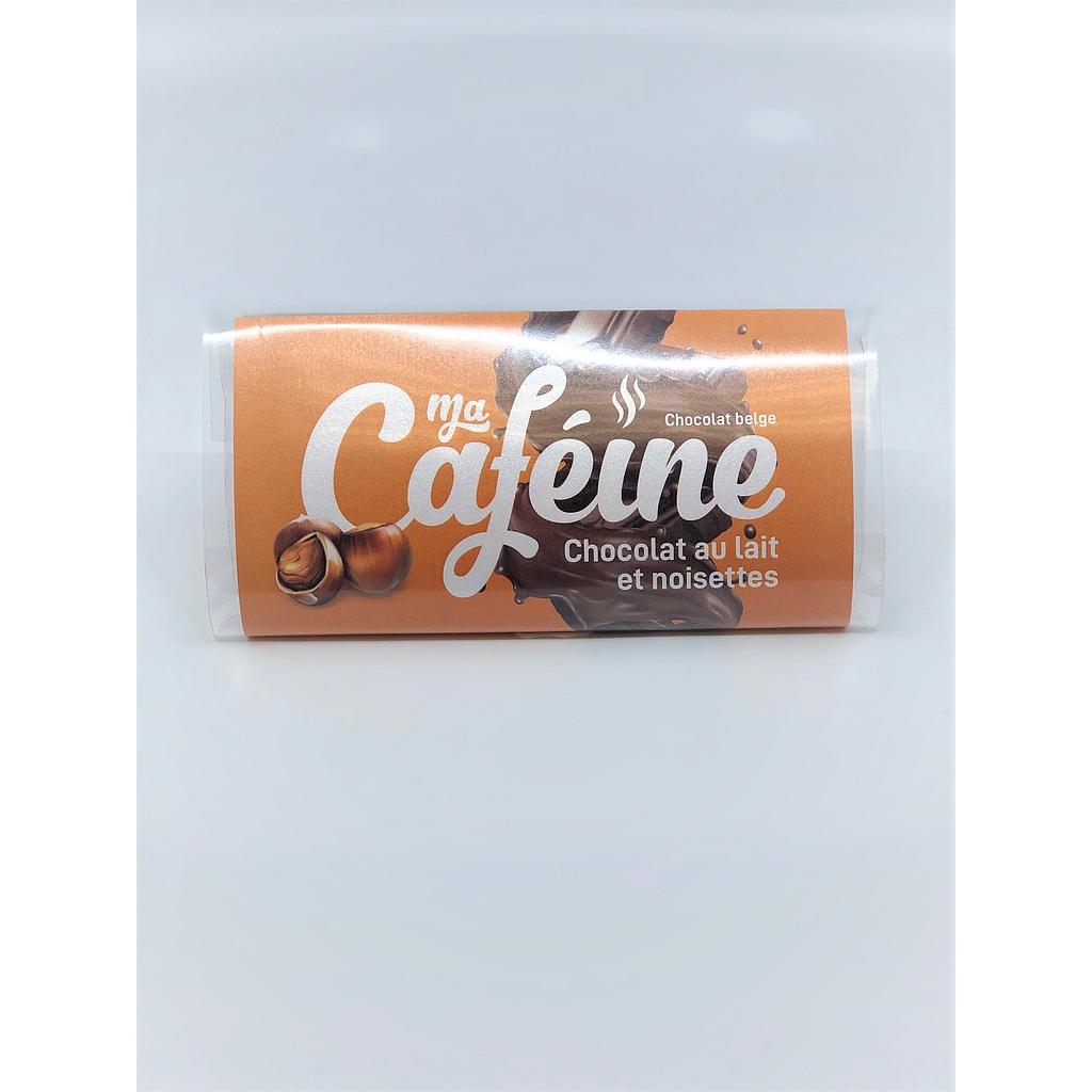 Ma Caféine | Tablette de Chocolat au Lait aux Noisettes