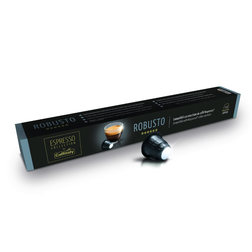 Compatibles Nespresso® Caffitaly | Robusto - boite de 10 capsules