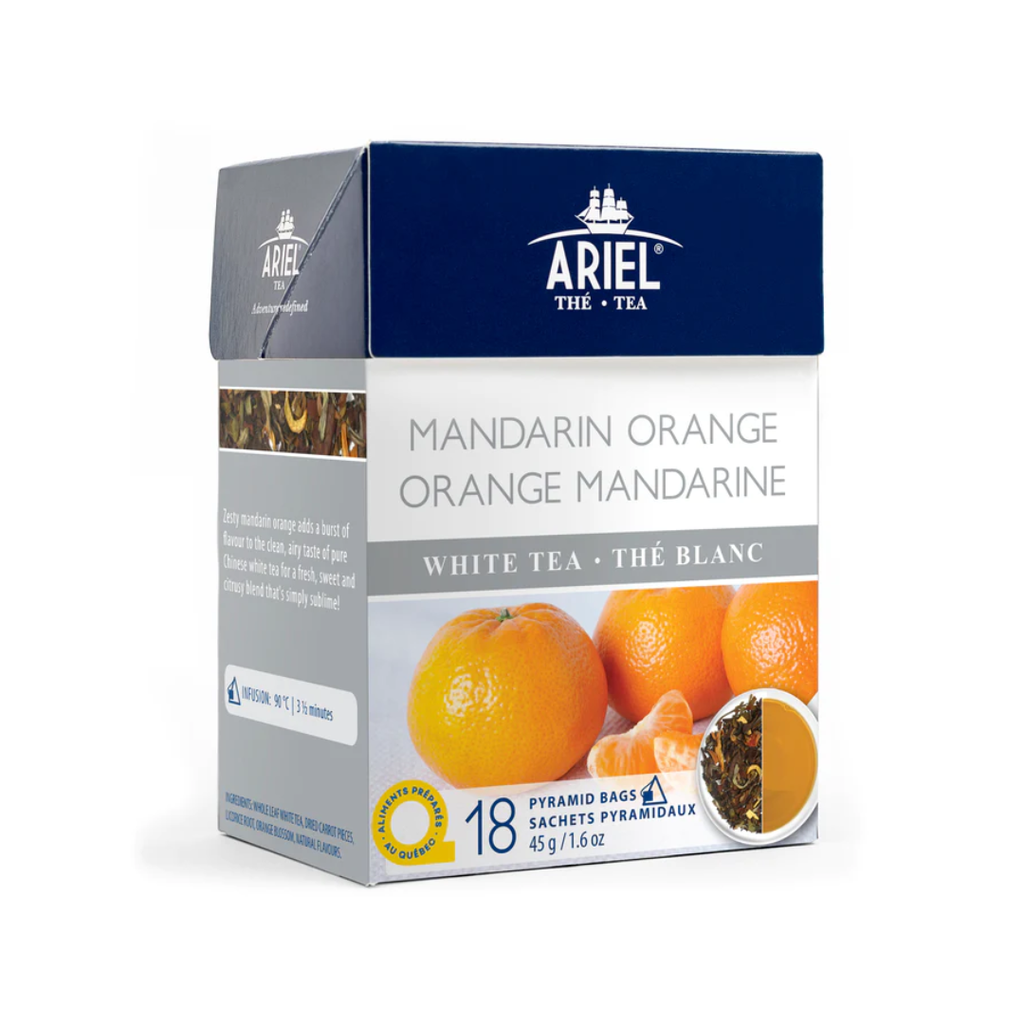 Ariel | Thé Blanc Orange Mandarine - boite de 18 sachets