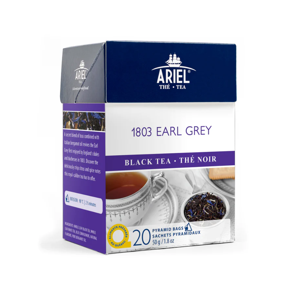 Ariel | Thé Noir 1803 Earl Grey - boite de 20 sachets