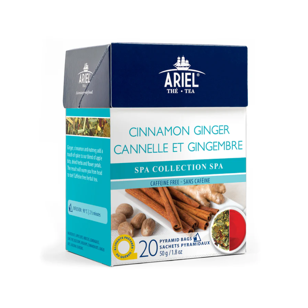 Ariel | Thé Spa Cannelle Gingembre - boite de 20 sachets