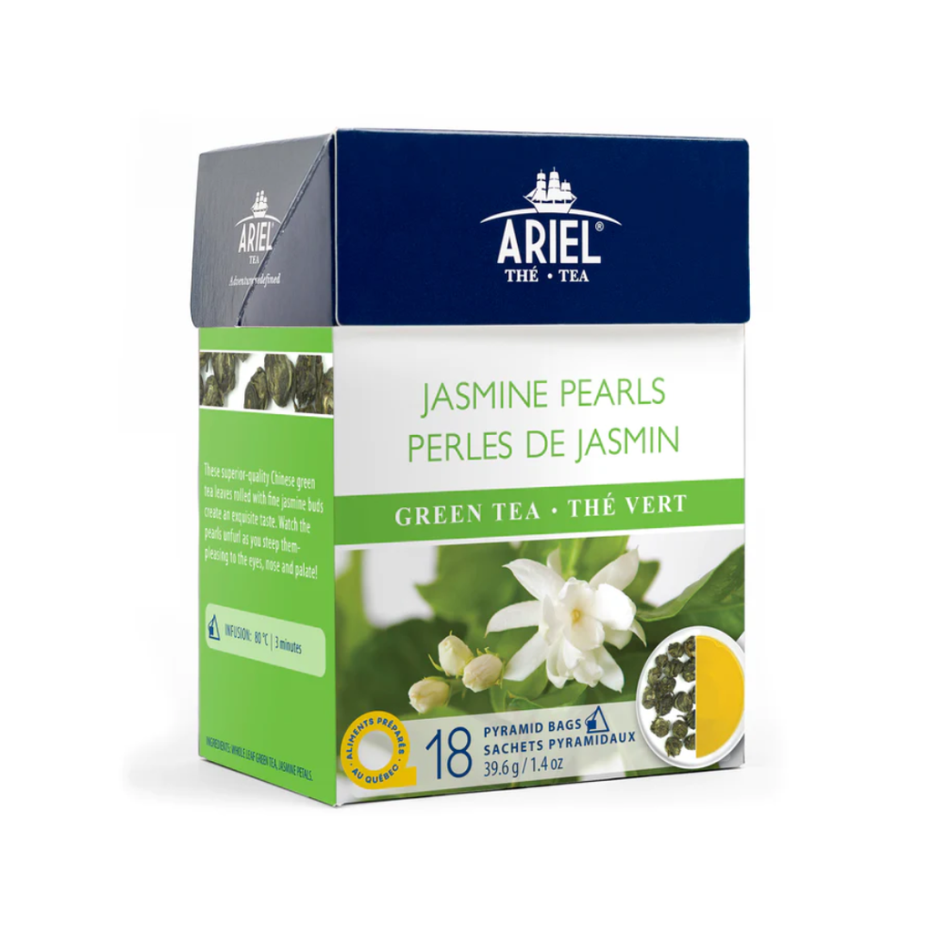 Ariel | Thé Vert Perles de Jasmin - boite de 18 sachets