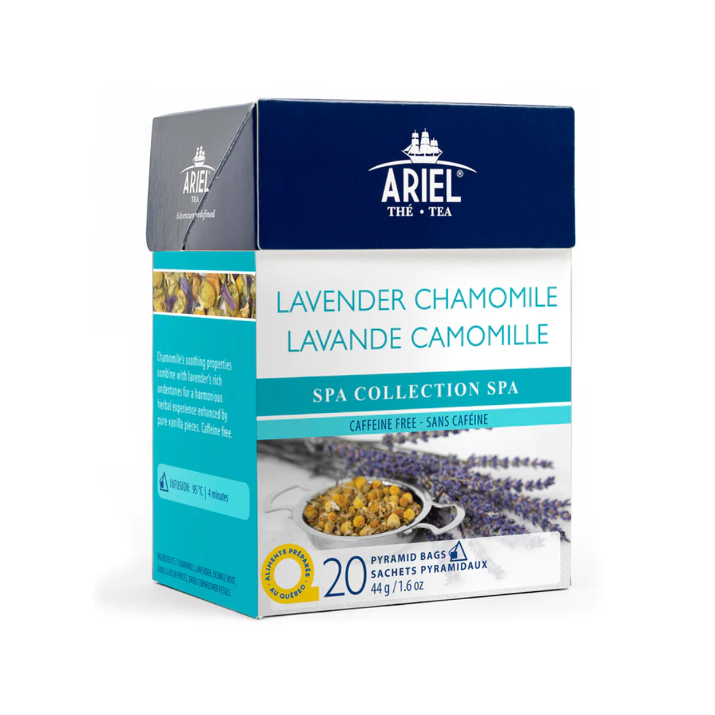 Ariel | Spa Lavender Chamomile Herbal Tea - box of 20 teabags