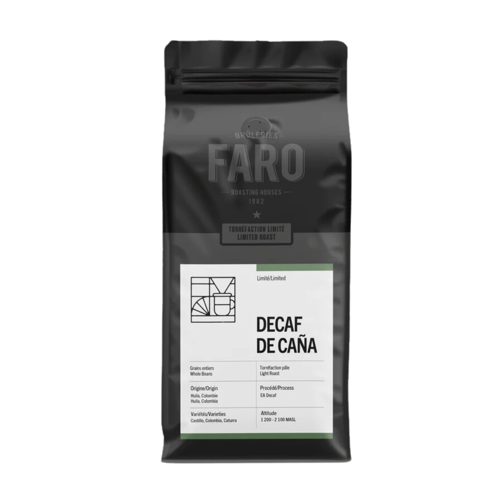 Brûleries Faro | Colombien Décaféiné naturel au sucre de canne - 454 gr