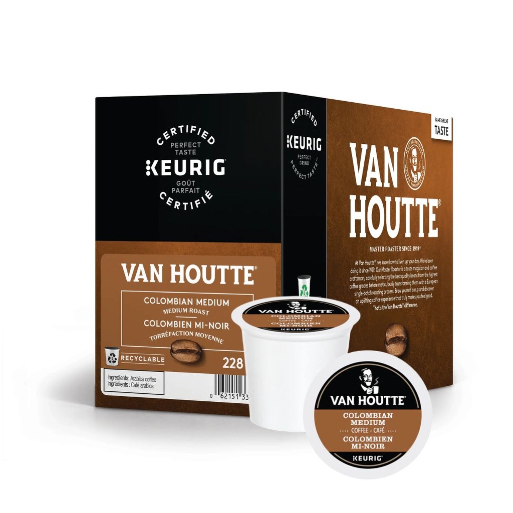 Van Houtte | Colombien Mi-Noir - boite de 24 kcup