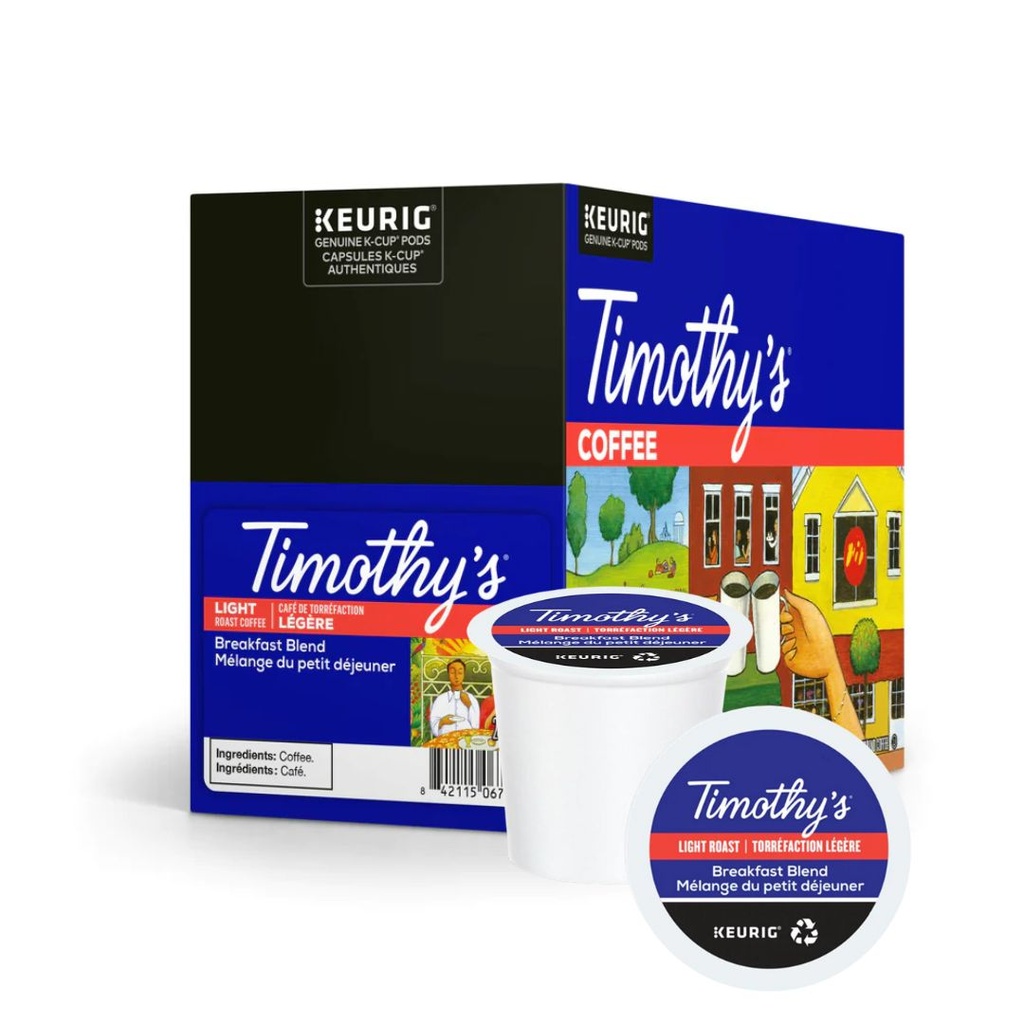 Timothy's | Mélange du Petit Déjeuner - boite de 24 kcup