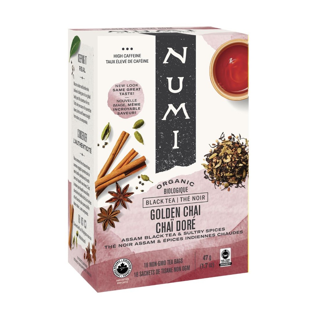 Numi | Organic Golden Chai™ 18 teabags
