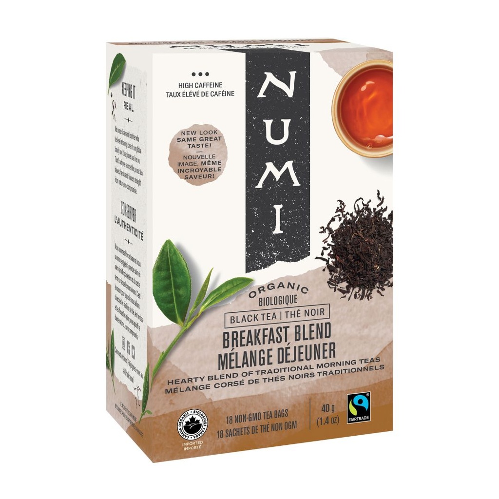 Numi | Organic Breakfast Blend 18 teabags