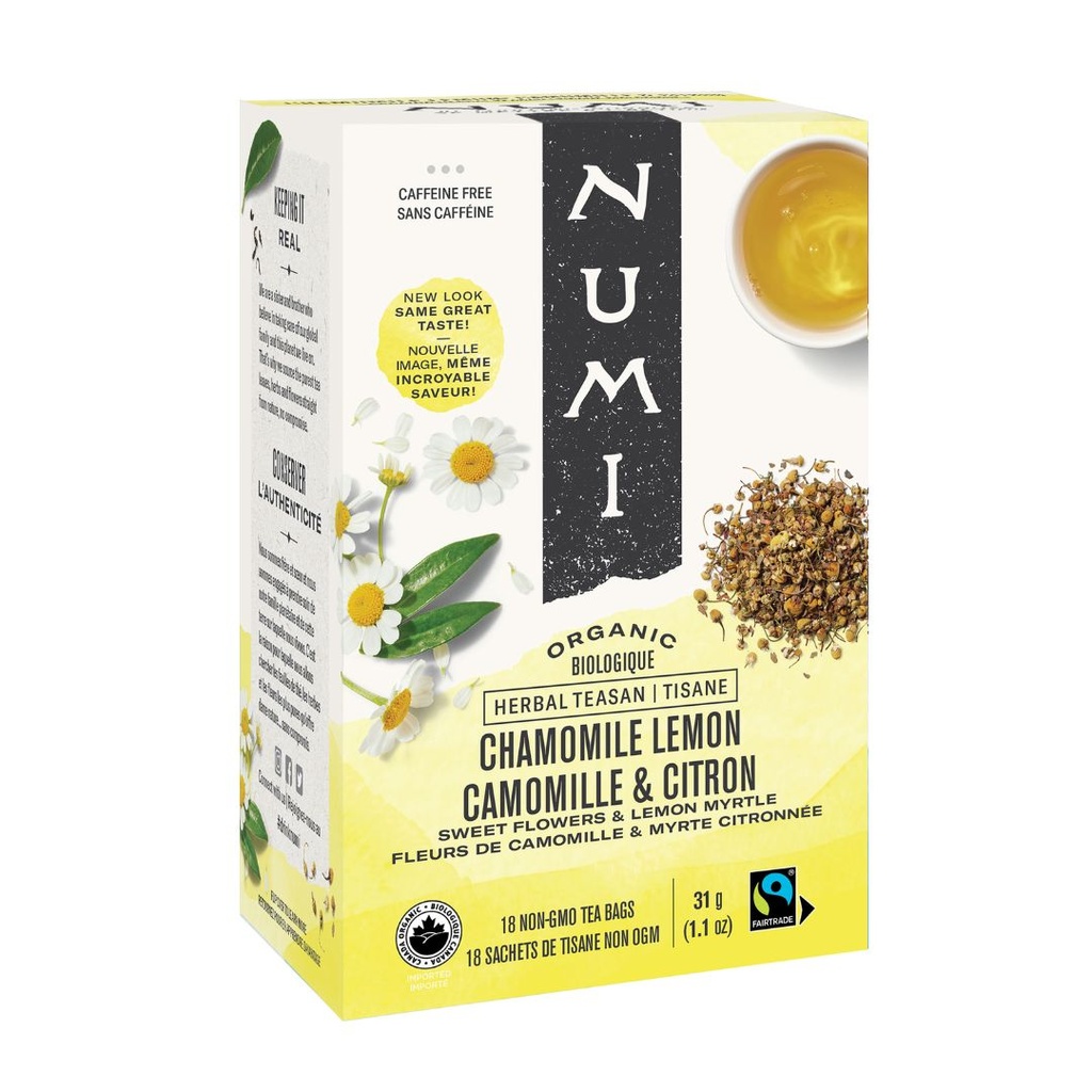Numi | Organic Chamomile Lemon 18 teabags