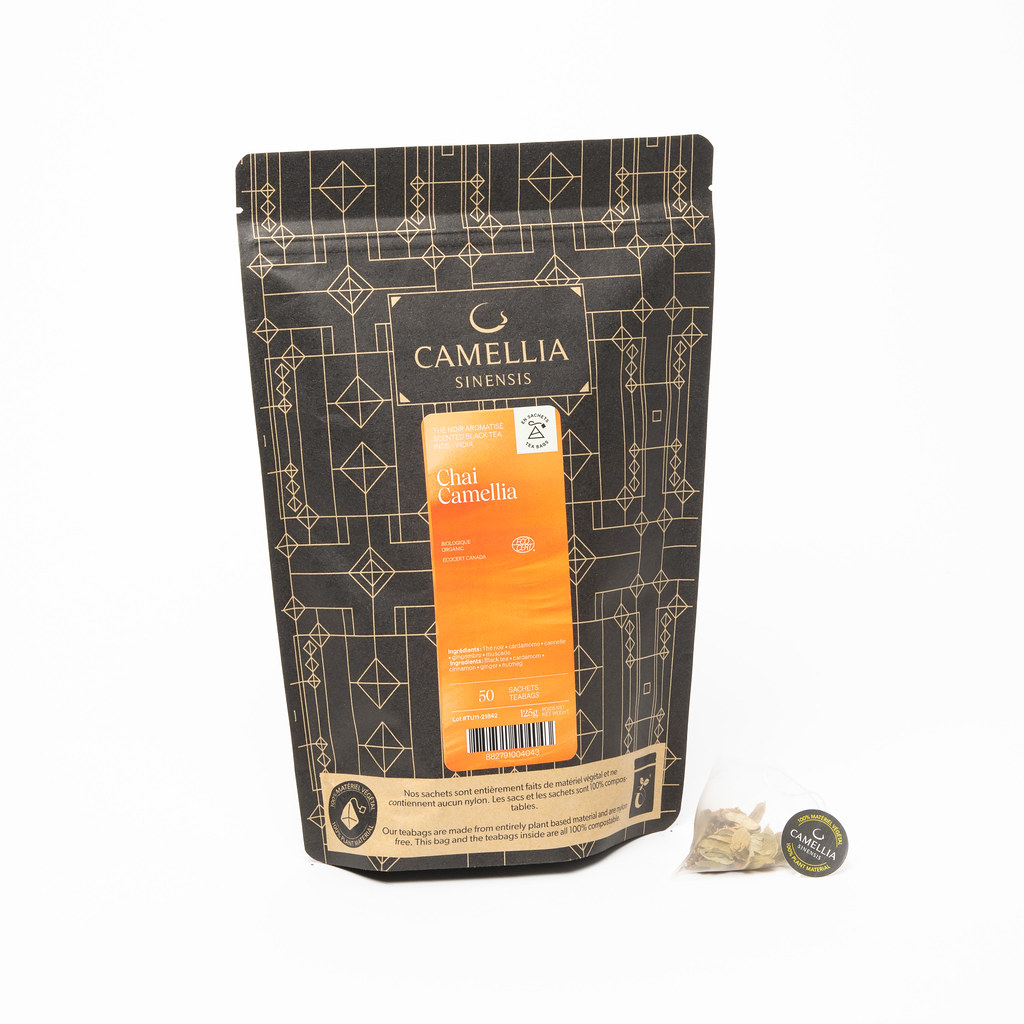 Camellia Sinensis | Chai Camellia bio &amp; équitable - sac de 50 sachets