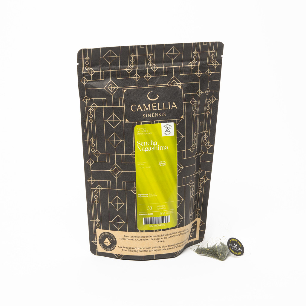 Camellia Sinensis | Sencha Nagashima bio &amp; équitable - sac de 50 sachets