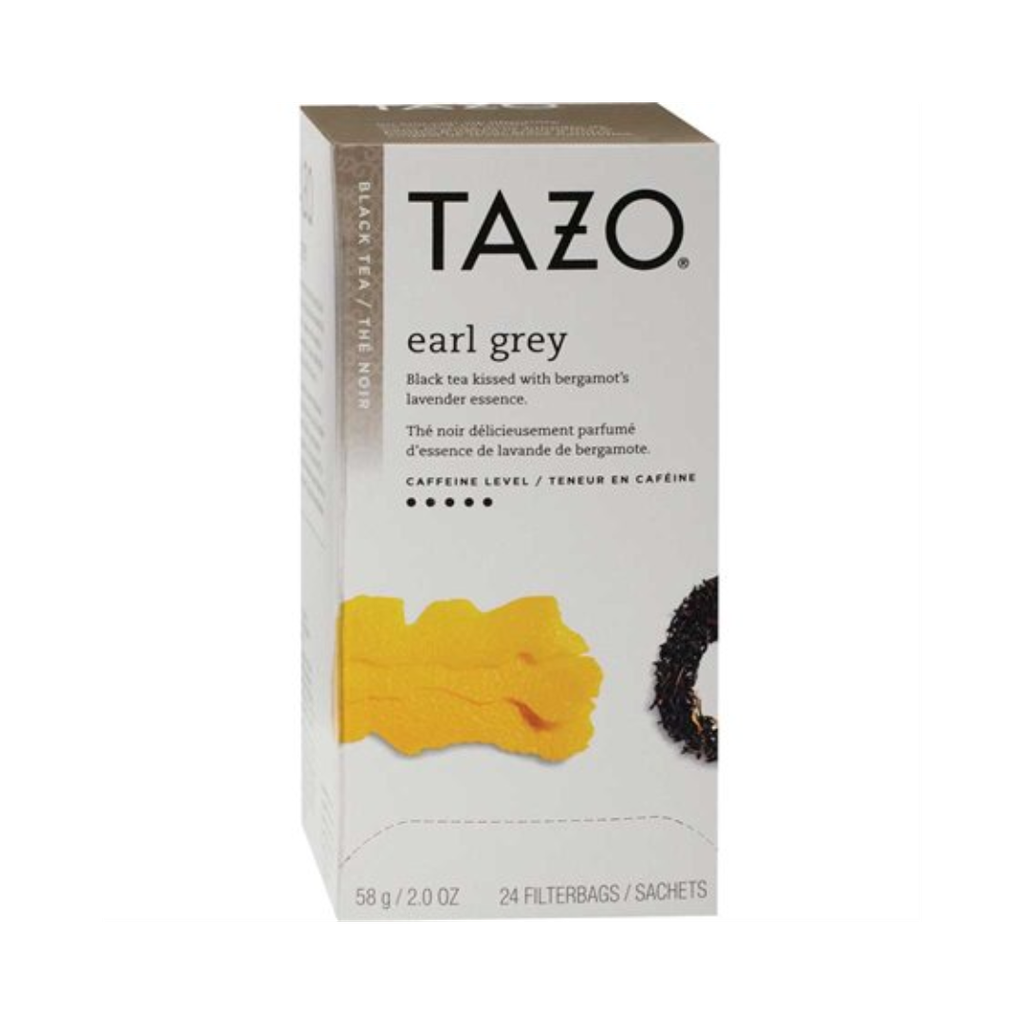 Tazo | Thé noir Earl Grey - boite de 24 sachets