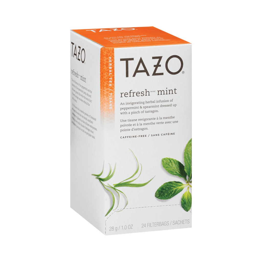 Tazo | Tisane Refresh Mint - boite de 24 sachets