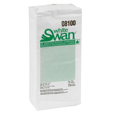 White Swan | Serviettes junior #8100 paquets x750