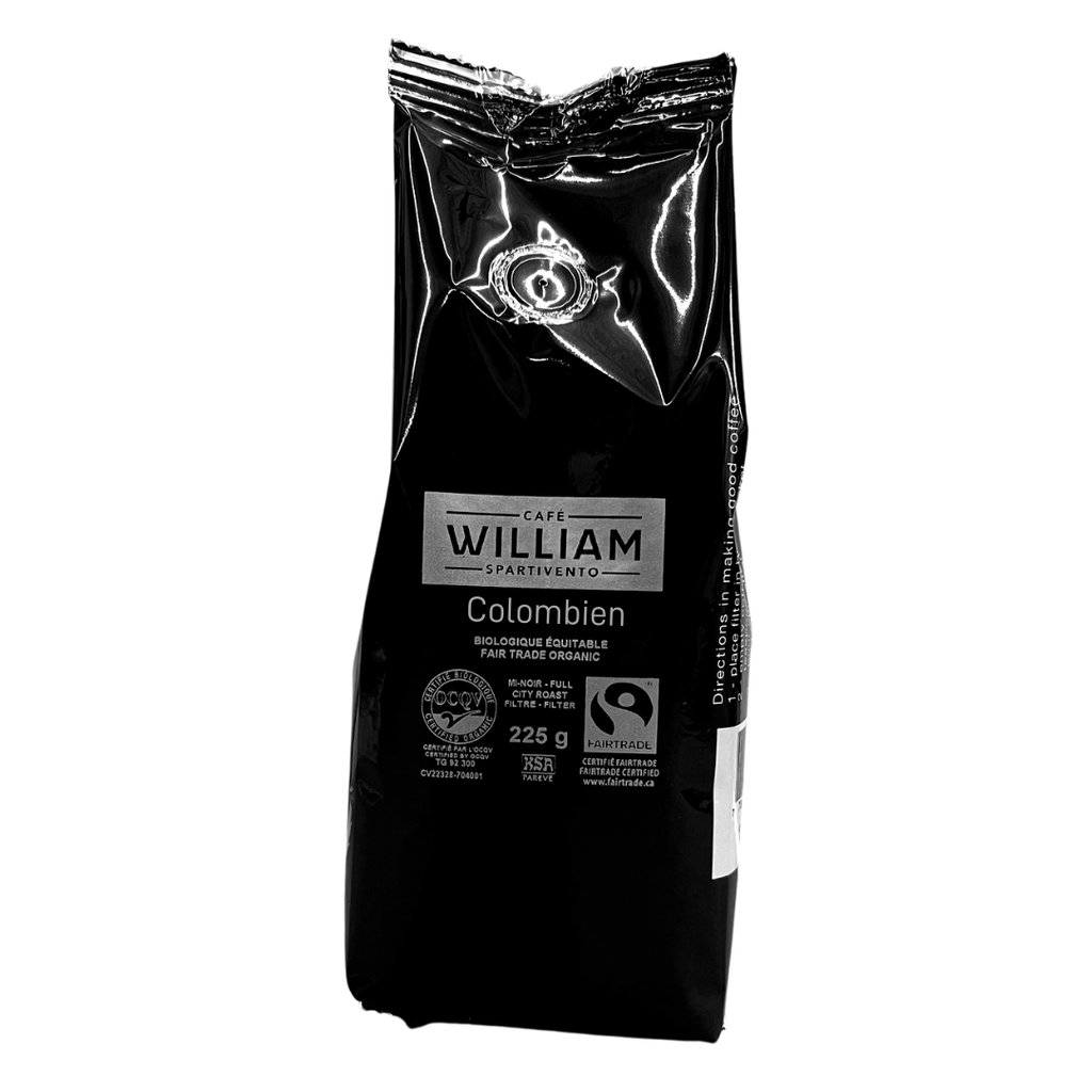 William | Colombien Bio. Équitable HEC sac 225gr