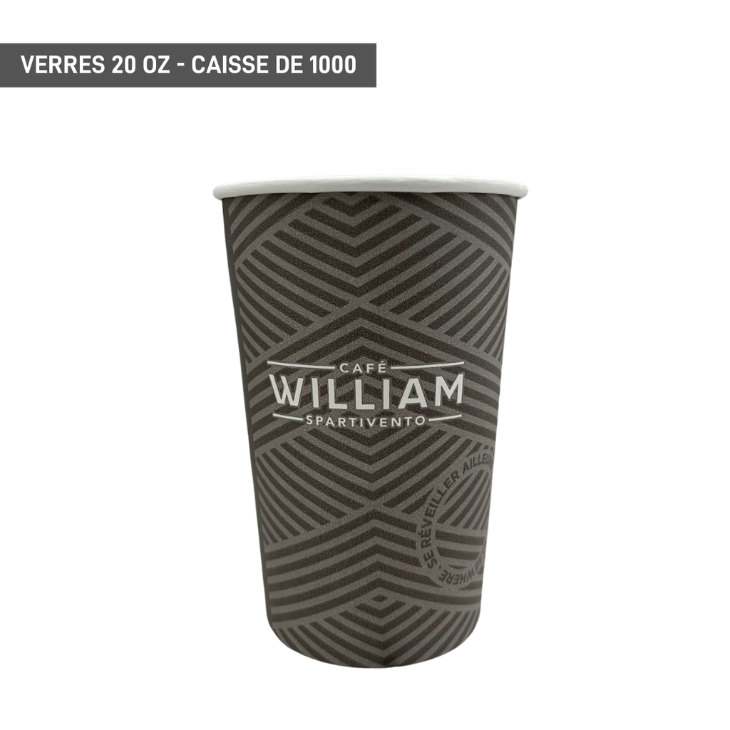 William | Verre Carton Genpak 20oz (600)