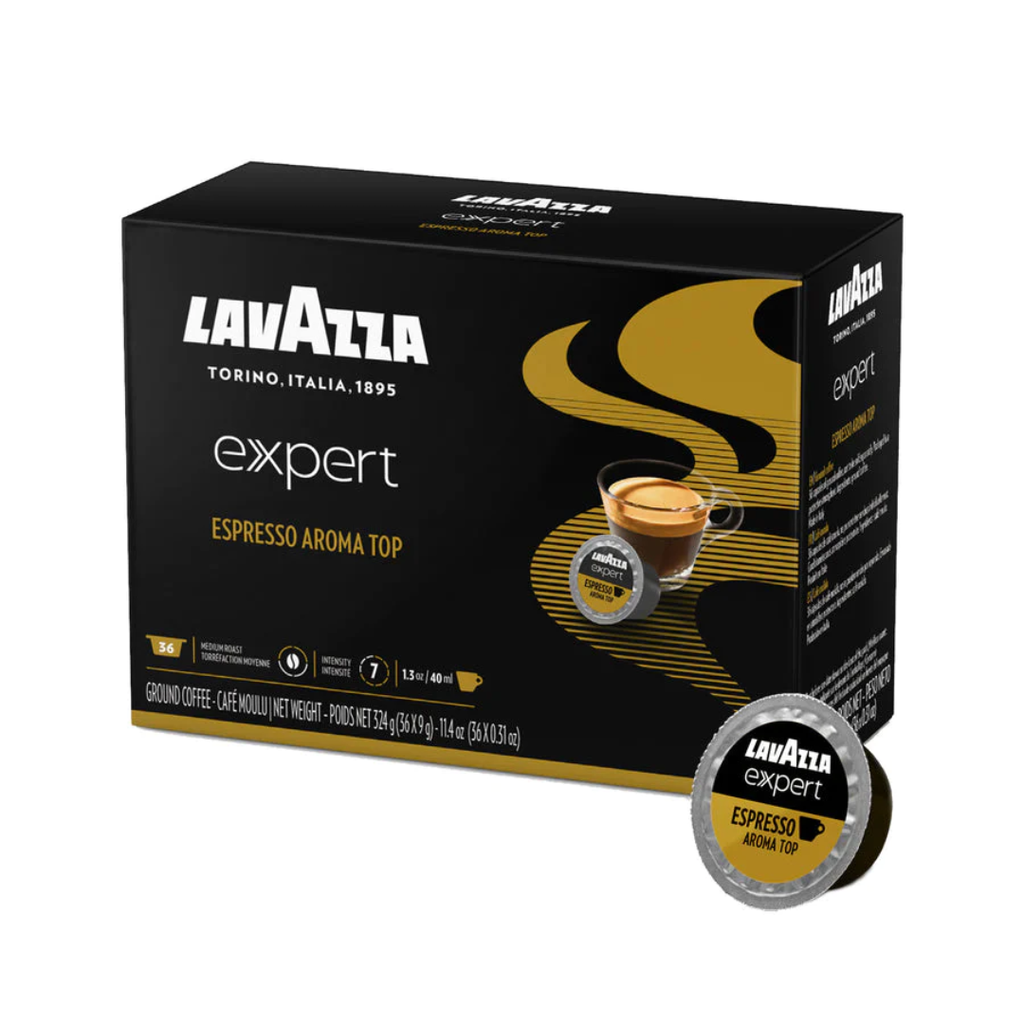 **Lavazza | Espresso Aroma Top(intensité 7)-36 capsules**DISCONTINUÉ** voir sugg. de produit 11LV115-TOPCLASS100CT