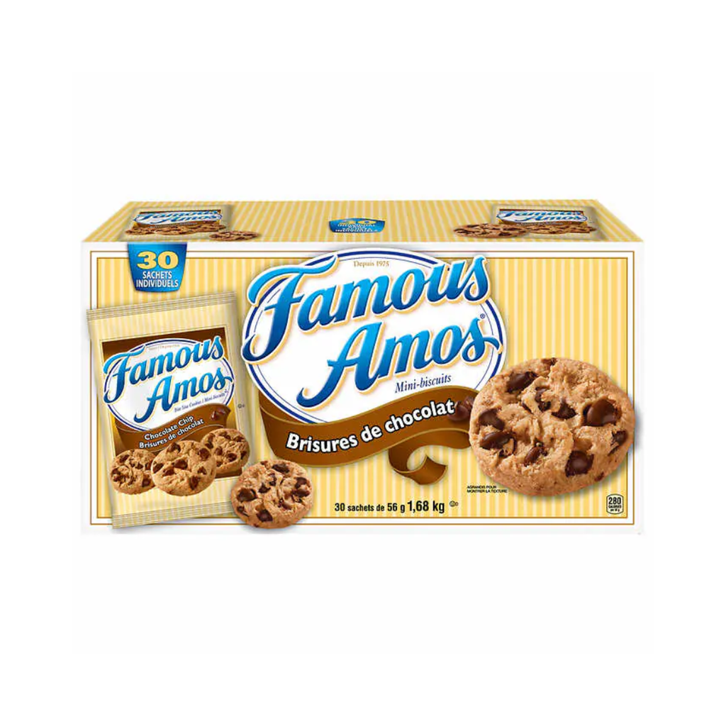 Famous Amos | Biscuits aux pépites de chocolat 30x56gr