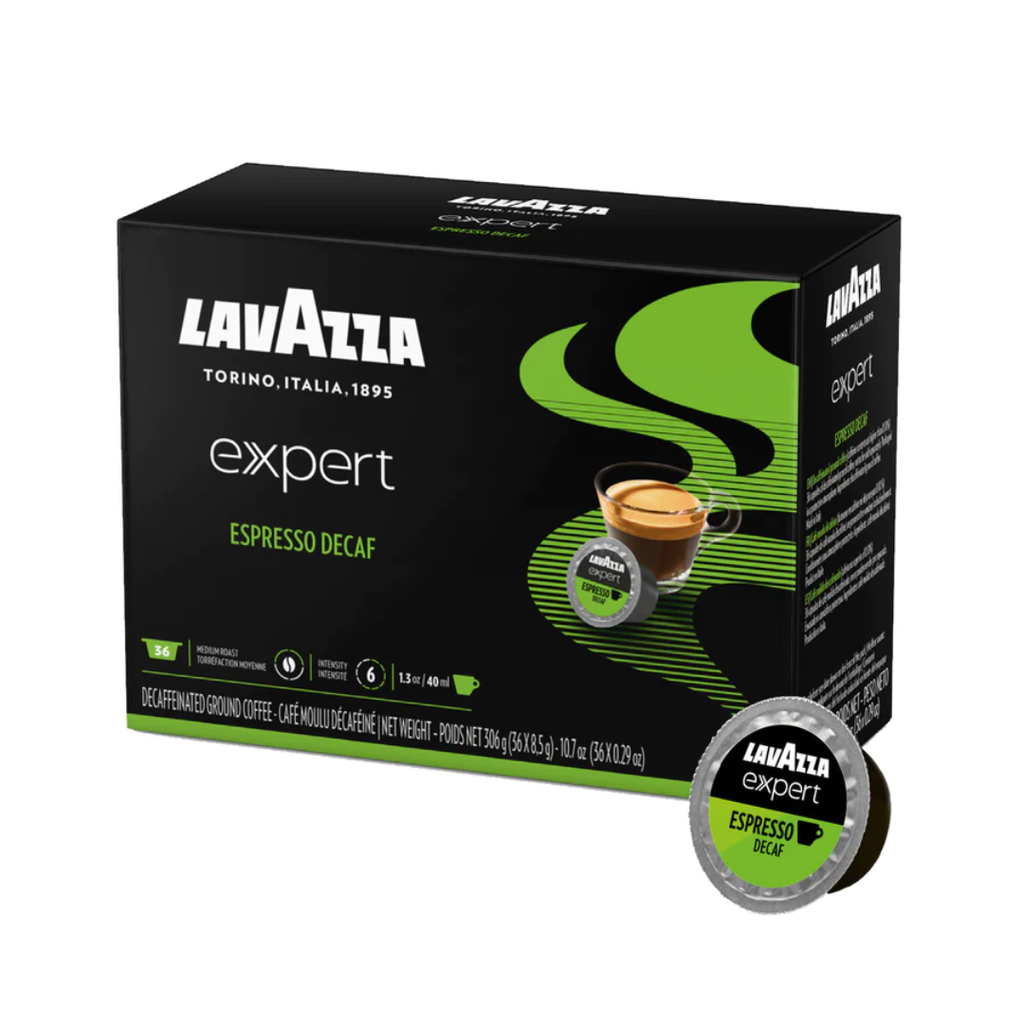 Lavazza | Espresso Décaféiné (intensité 6) - boite de 36 capsules