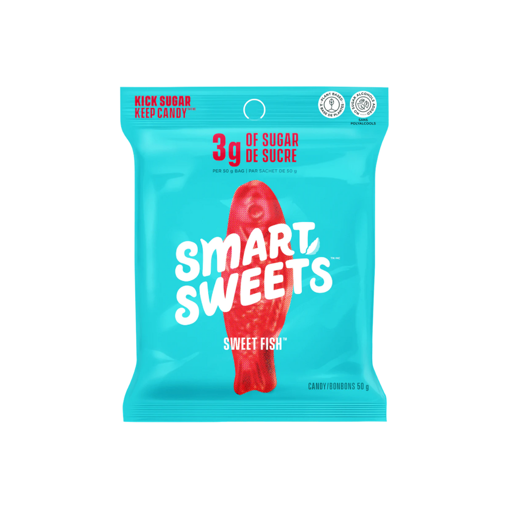 Smart Sweets | Bonbons gélifiés à base de plantes - Sweet Fish boîte de 12 x50gr