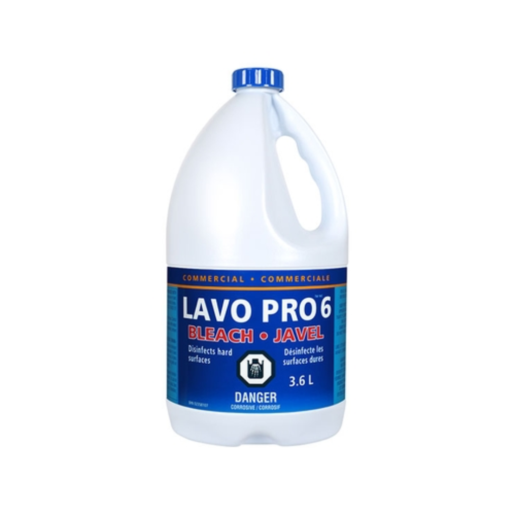 Lavo Pro 6 | Eau de Javel concentration 6% - 3.6 Litres