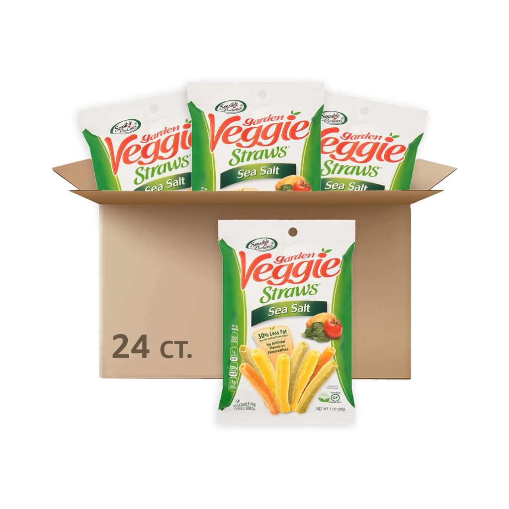 Garden Veggie | Pailles aux légumes boîte 24 x25g