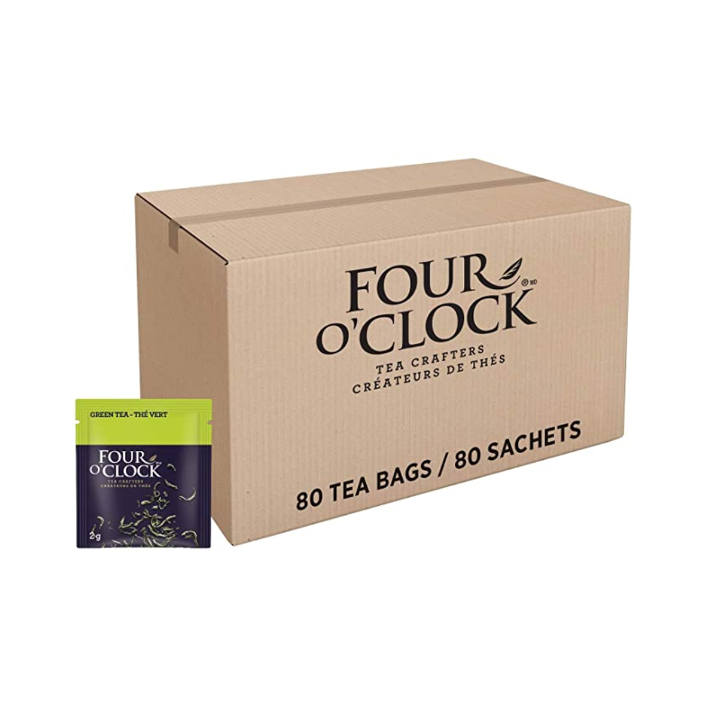 Four O'Clock | Thé Vert boite de 80 sachets