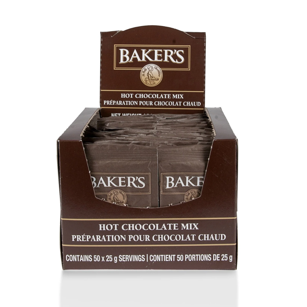 Baker | Préparation Chocolat chaud 50 sachets x 25 gr