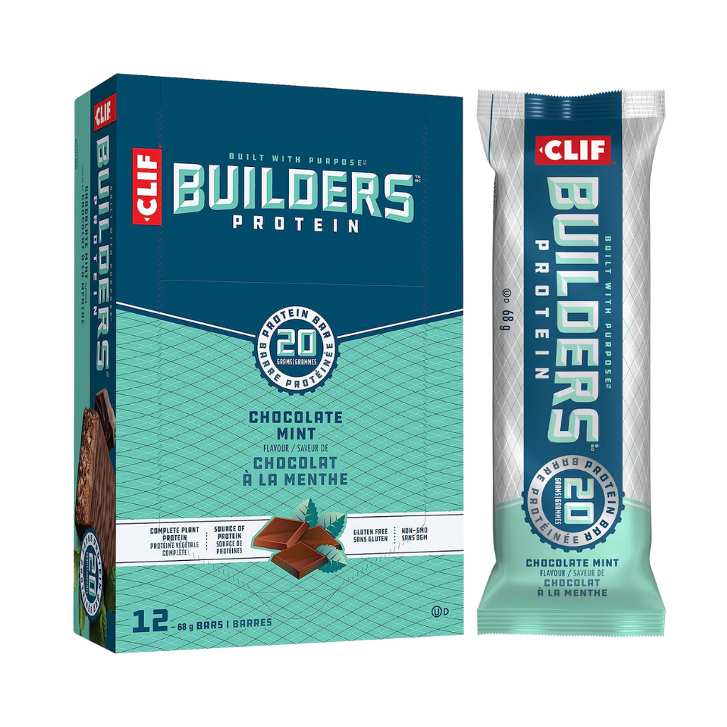 Clif | Builder Chocolat à la menthe 68g - boite de 12