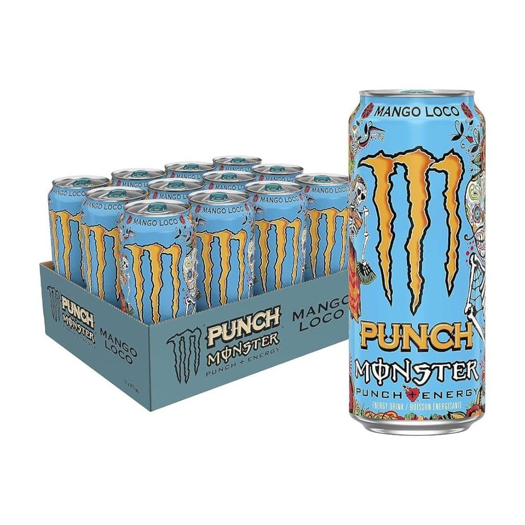Monster | Juice Mango Loco 473 ml x 12 canettes