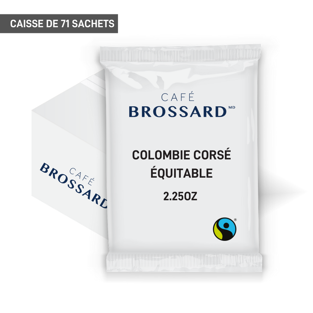 Café Brossard | Colombie Corsé Équitable 71 X 2.25 