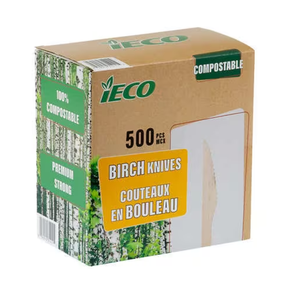 Couteaux - IEco compostable - boite de 500