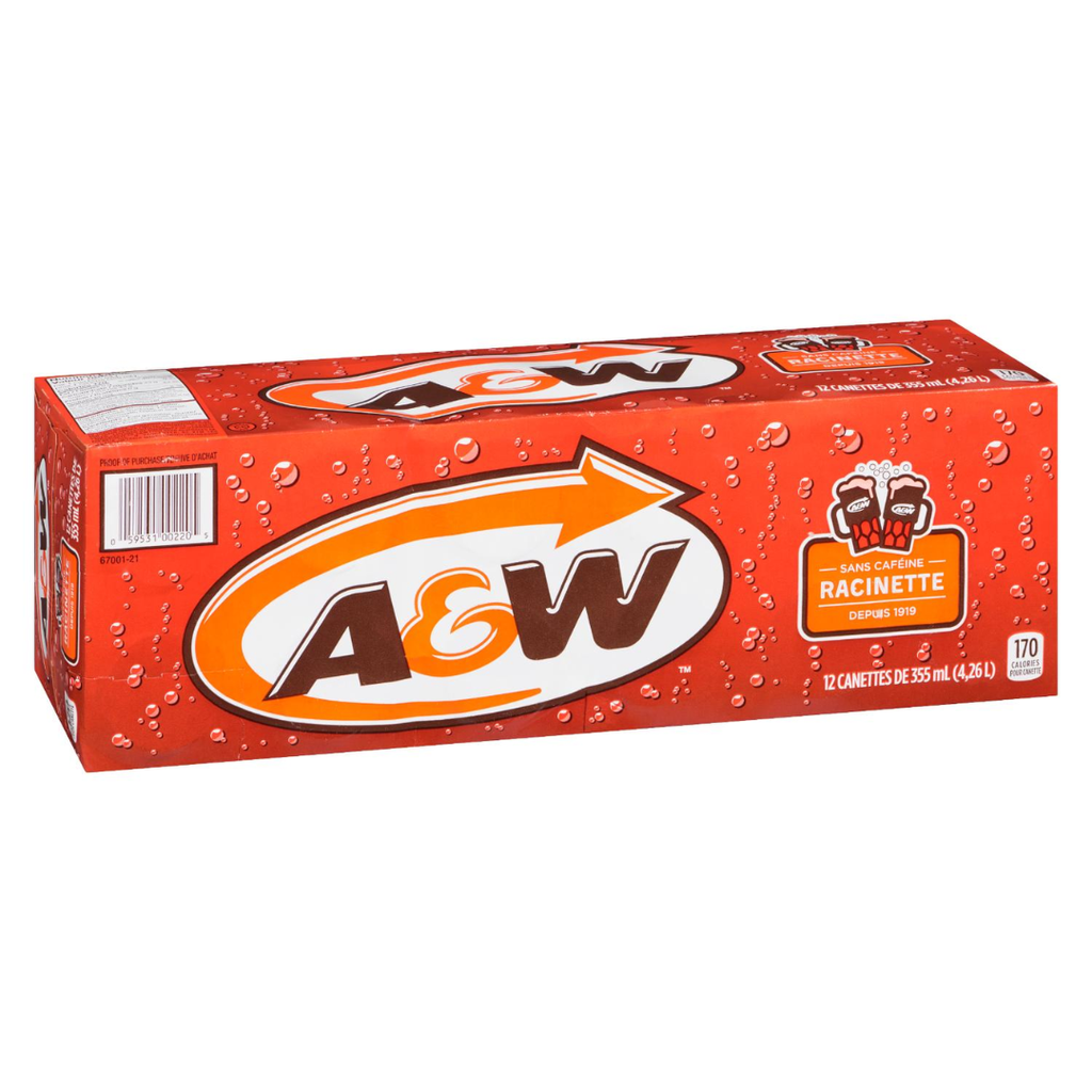 A&amp;W | Racinette 355ml x 12 canettes