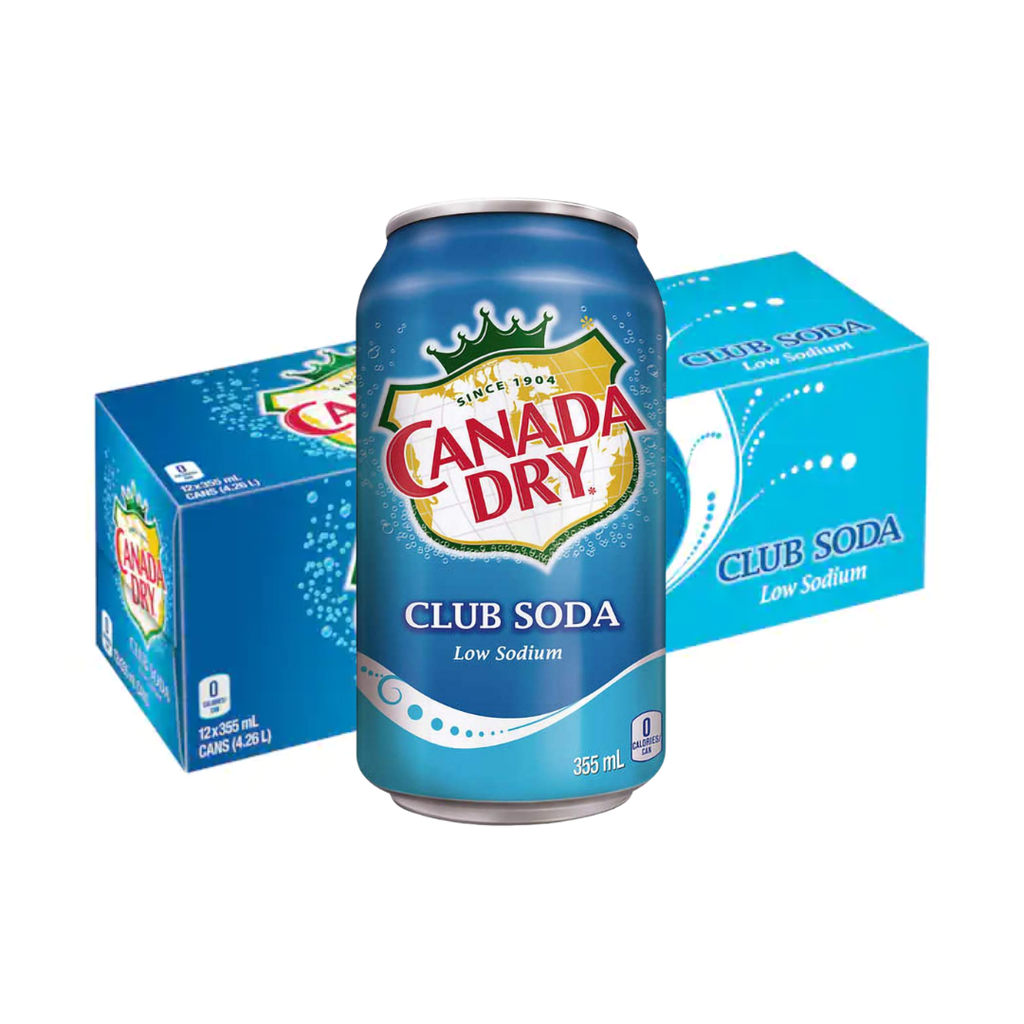 Canada Dry | Club Soda 355ml x 12 canettes