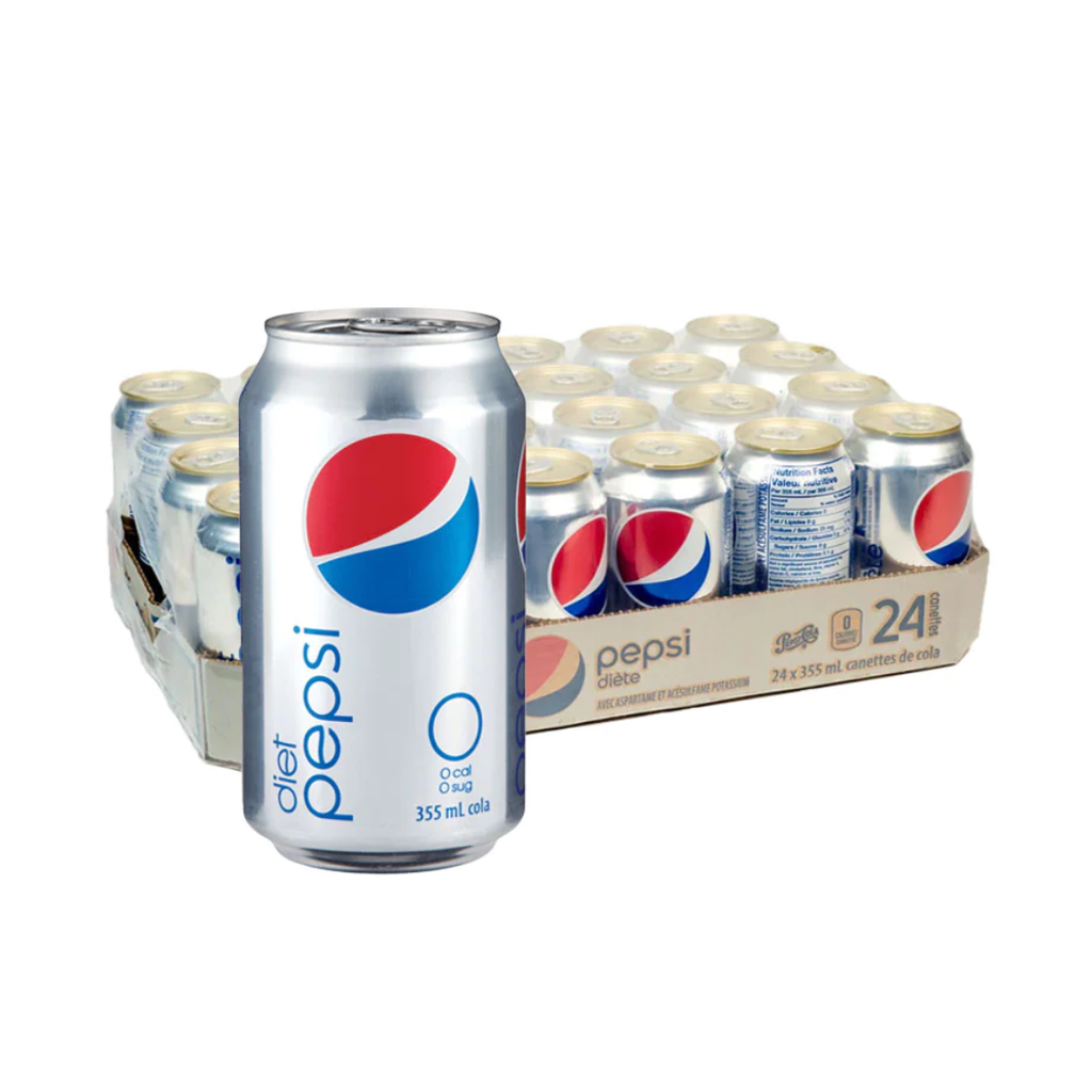 Pepsi | Diète 355 ml x 24 canettes