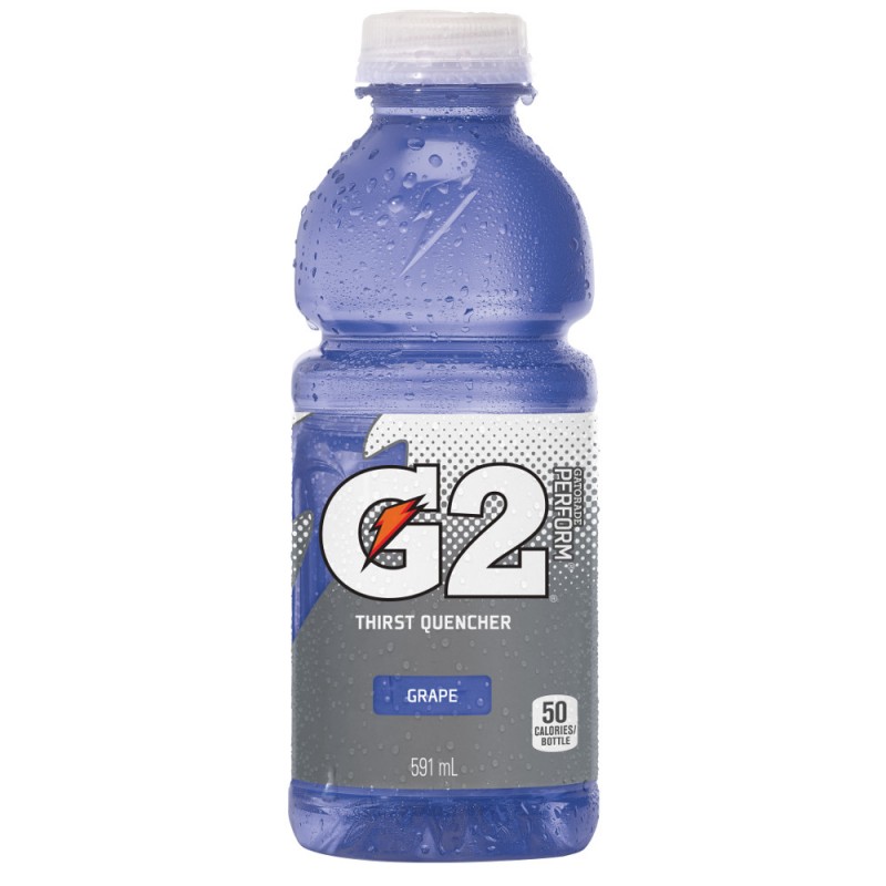 Gatorade | G2 Mauve 591 ml x 12 bouteilles