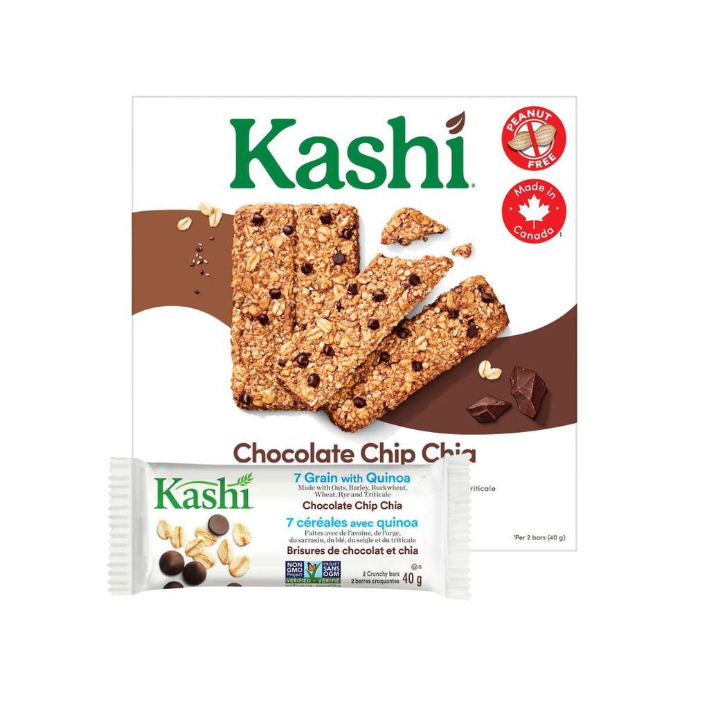 Kashi | Biscuits 7 Grains Quinoa et mcx de chocolat 5x40gr