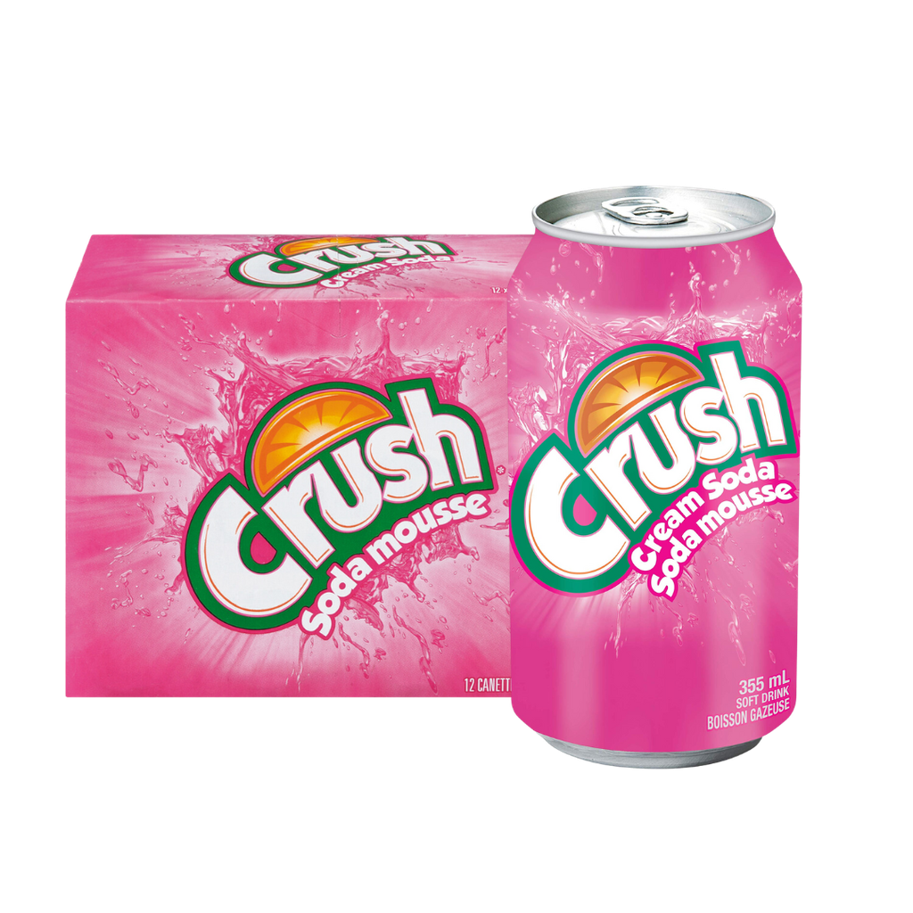 Crush | Soda Mousse 355ml x 12 canettes