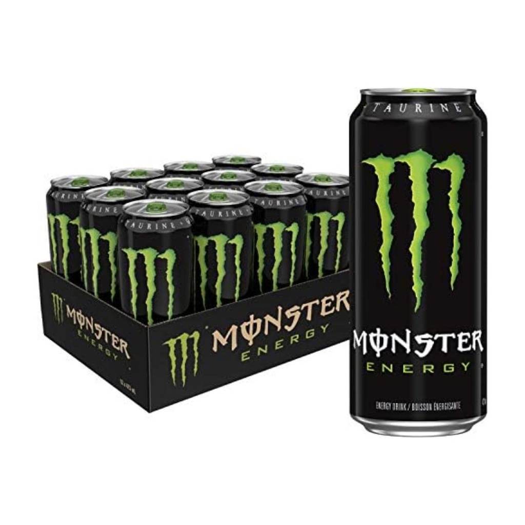 Monster | Vert 473ml x 12 canettes