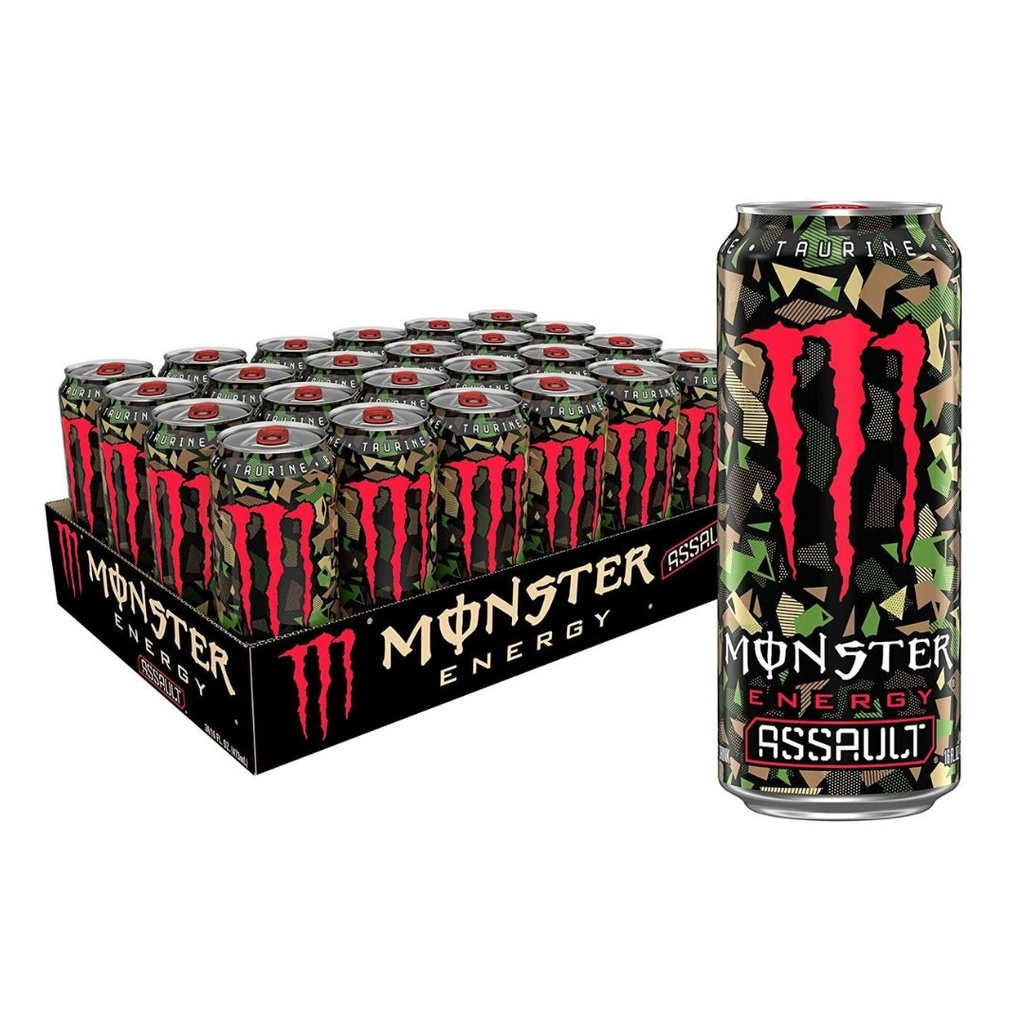 Monster | Assault 473 ml x 12 canettes