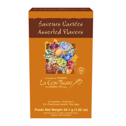 [20020] La Courtisane | 10 Assorted Flavors herbal tea box of 20 teabags