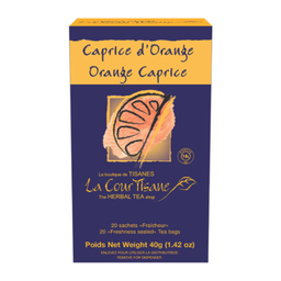 [20022] La Courtisane | Orange Caprice herbal tea box of 20 teabags