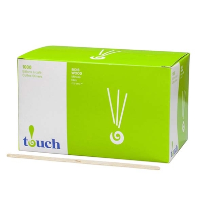 [7530107] Touch | Wooden coffee stick 7&quot; (1000)