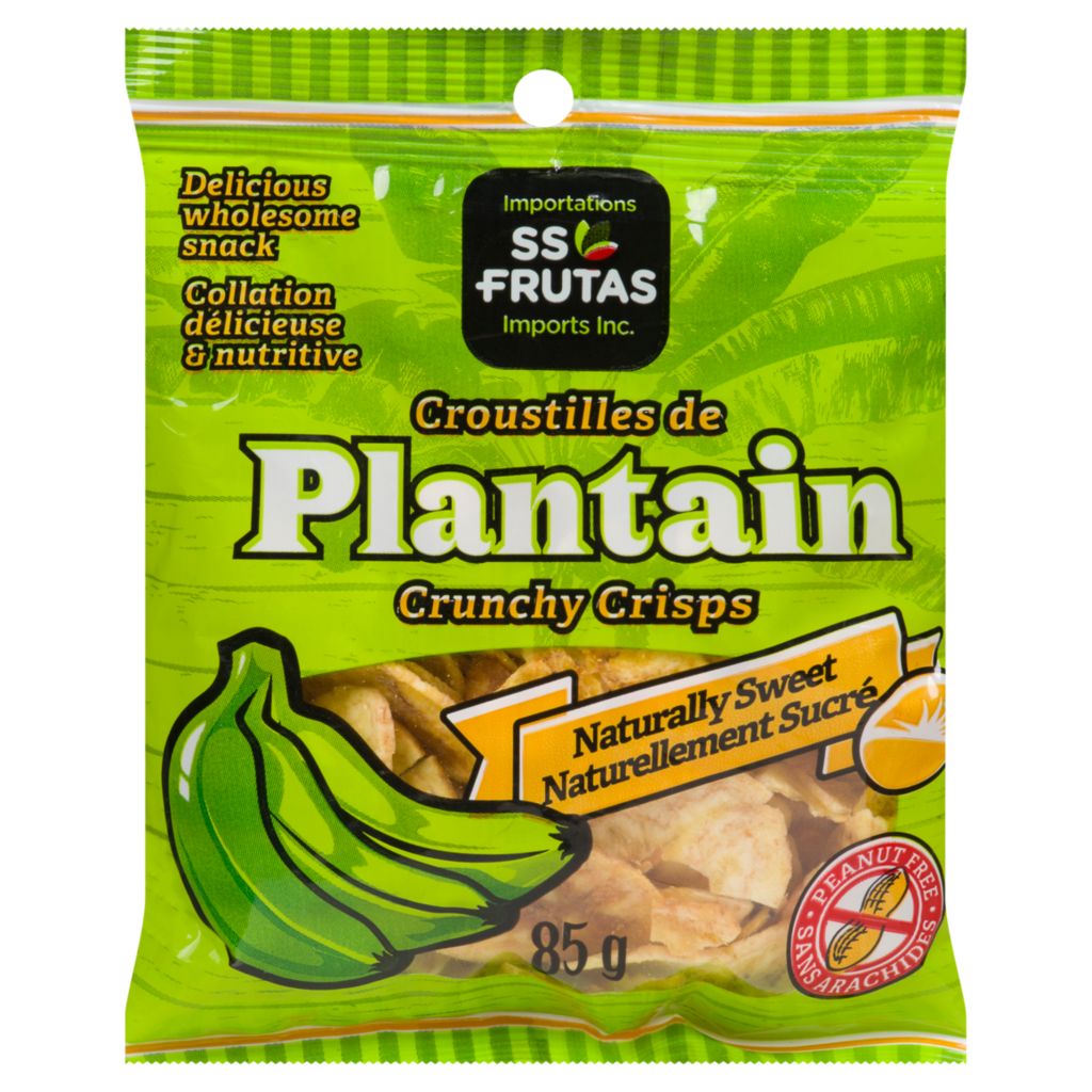 [02MI117-NATSWT50X85] Plantain | Crunchy crisps Naturally Sweet 85gr x 50