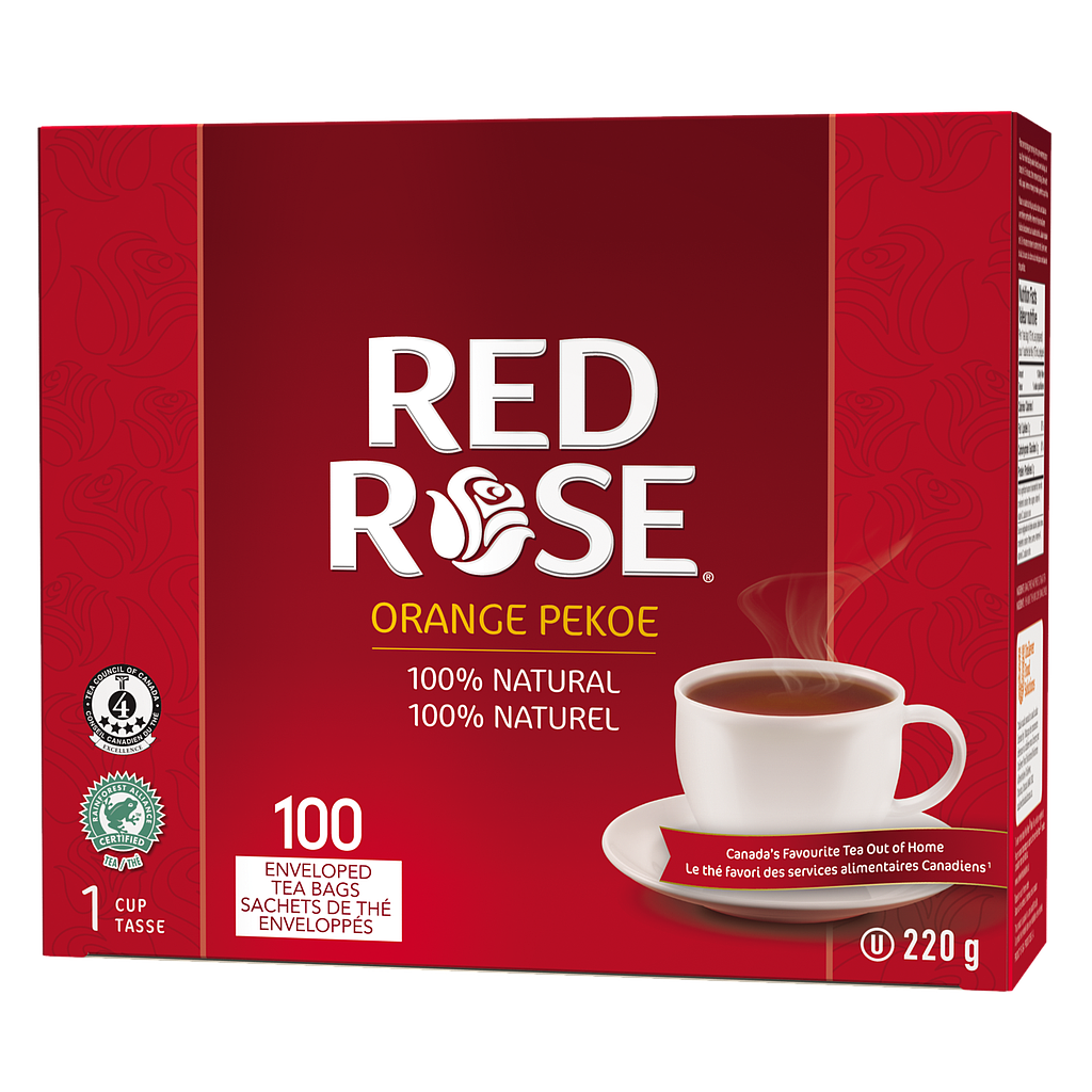 [15LI104] Red Rose | Orange Pekoe black tea 100 teabags