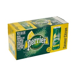 [LC1405] Perrier | Lemon Carbonated natural spring water 250ml x 30 slim cans