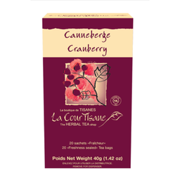 [20029] La Courtisane | Cranberry herbal tea, box of 20 teabags